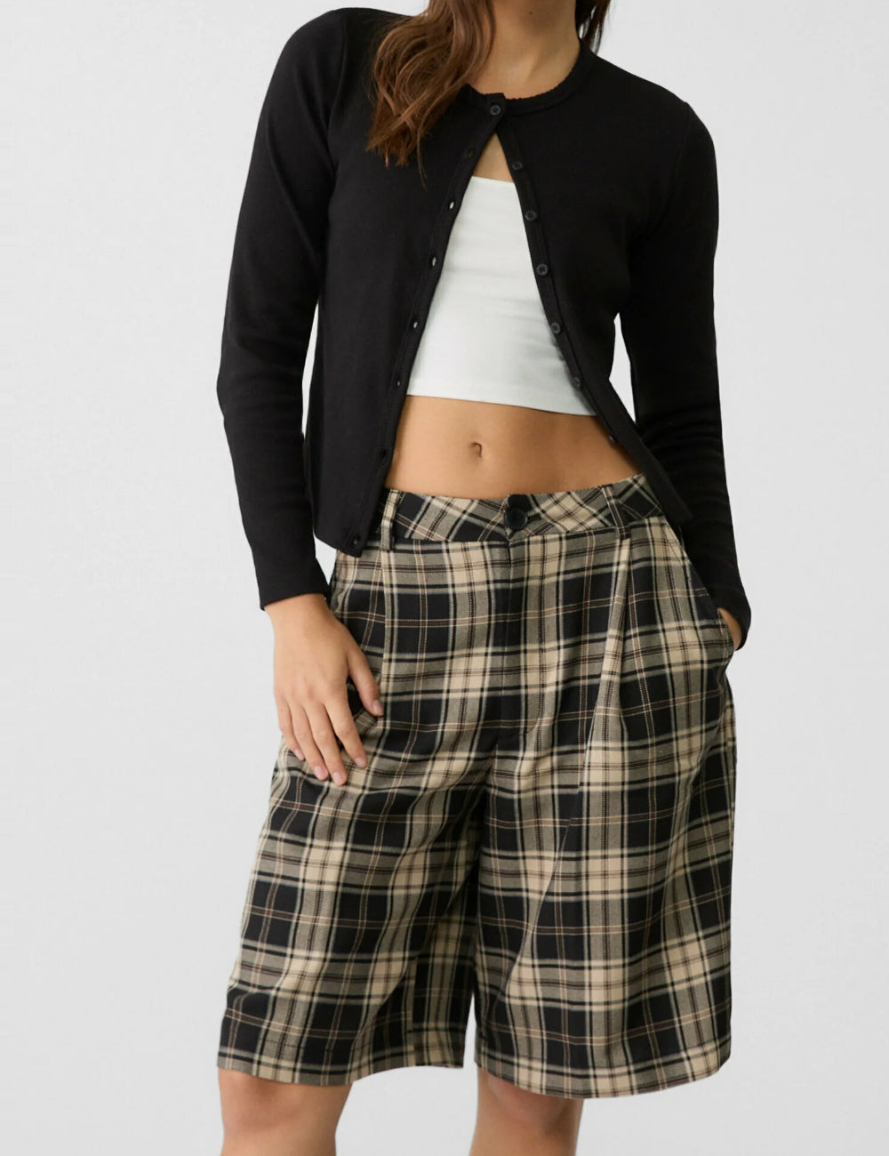 Pantaloni scurți Stradivarius, mix culori