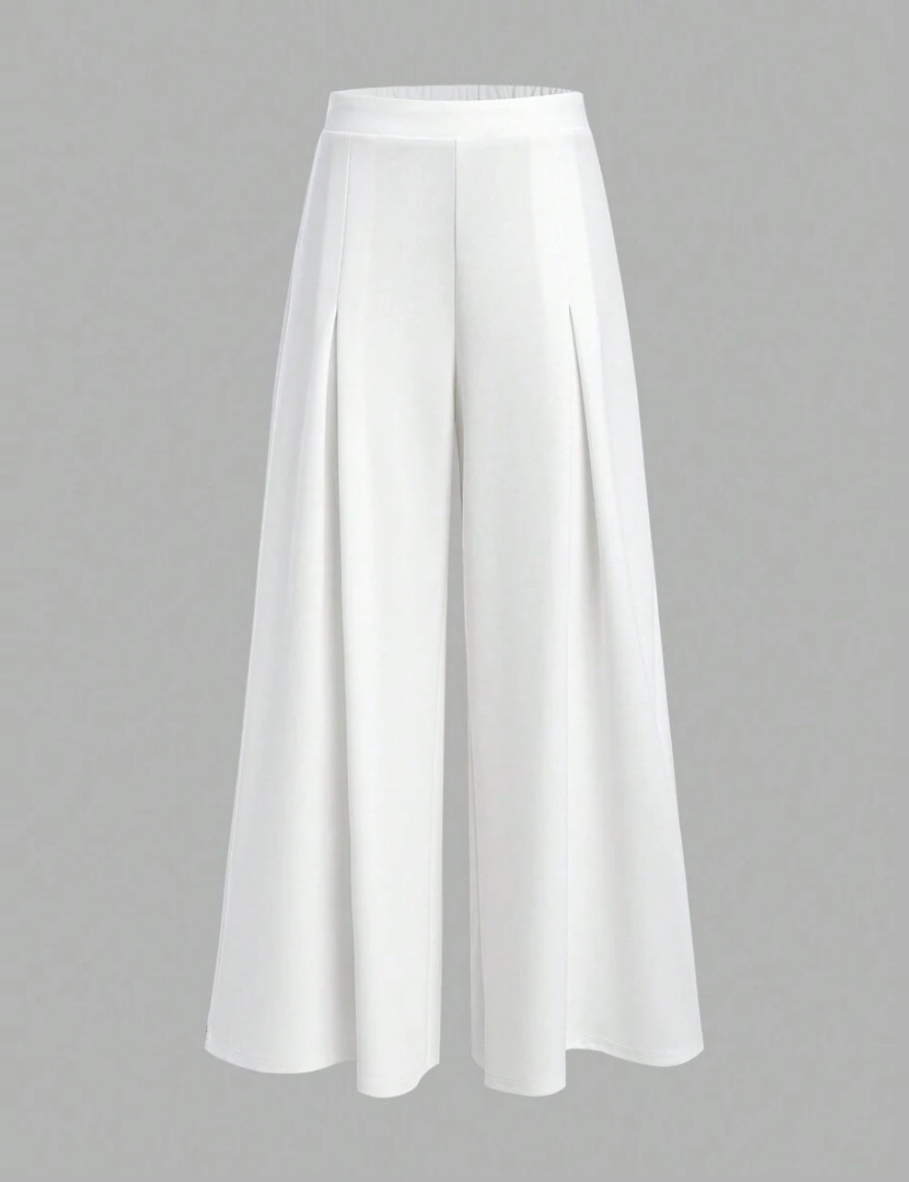 Pantaloni Shein, alb