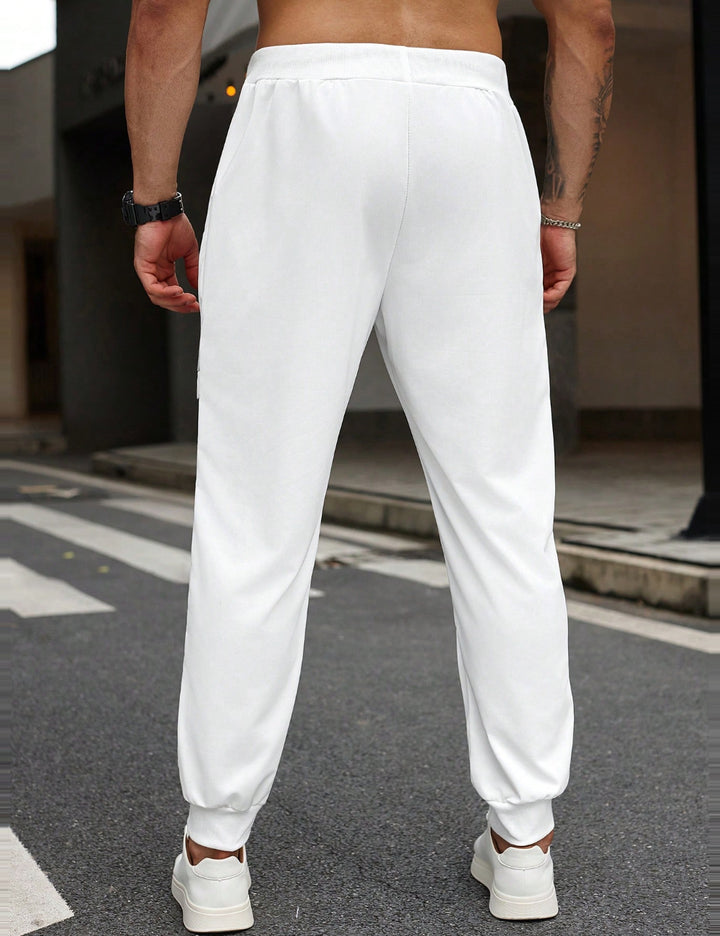 Pantaloni SHEIN, alb