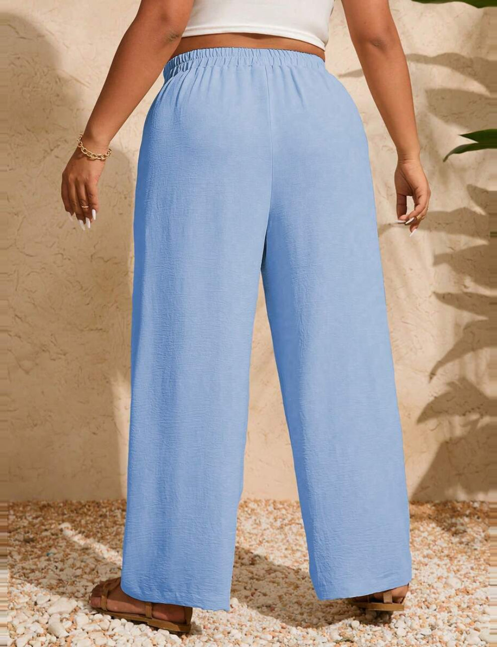 Pantaloni SHEIN, albastru
