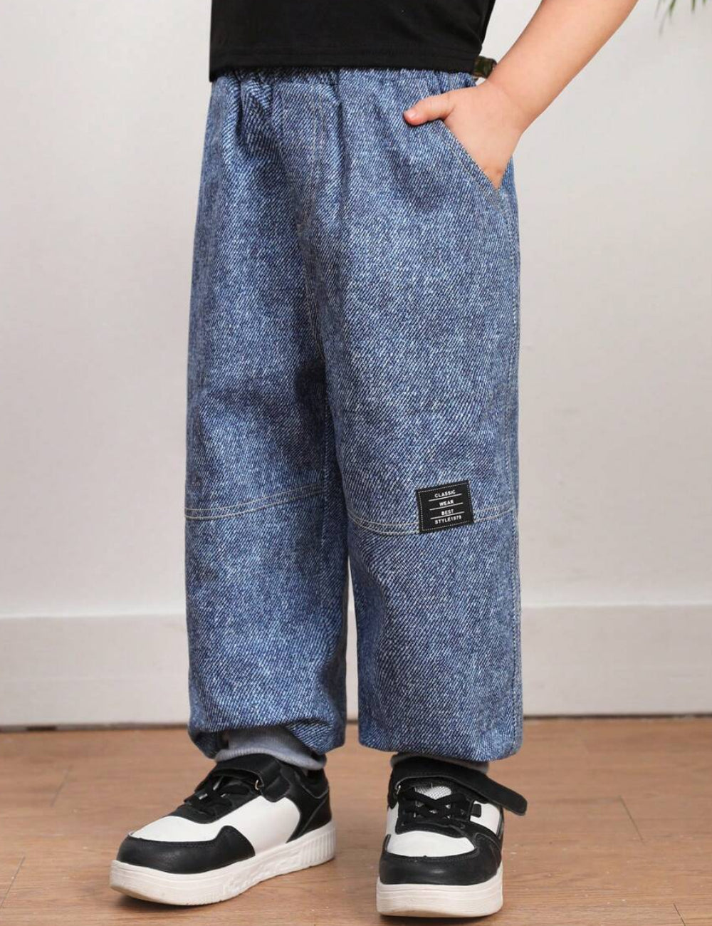 Pantaloni Shein, albastru