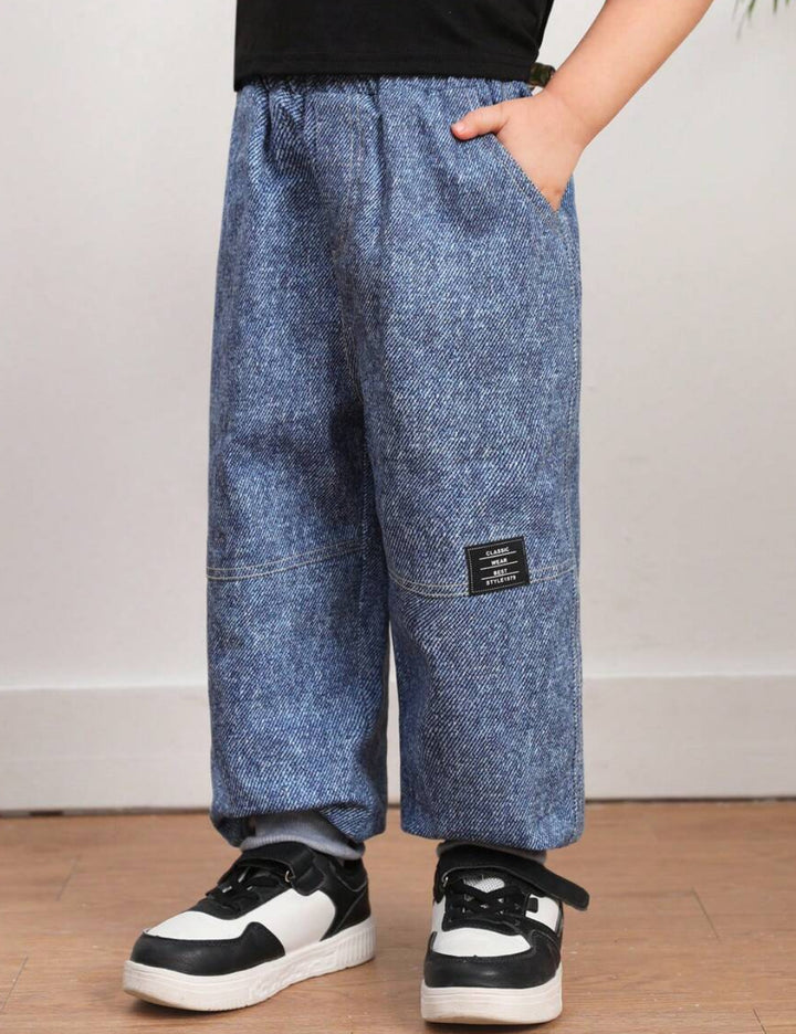 Pantaloni Shein, albastru