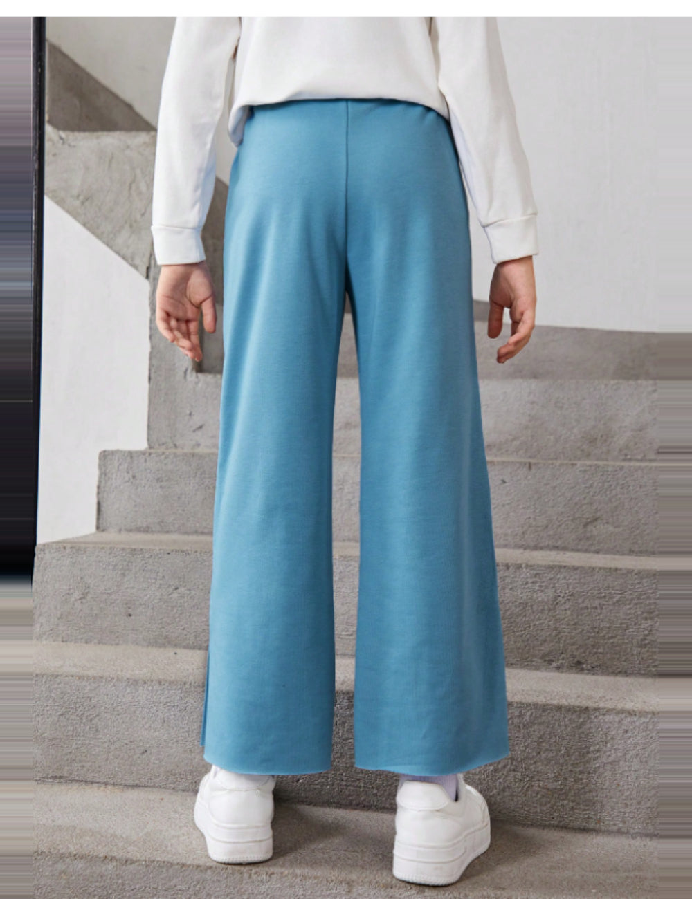 Pantaloni Shein, albastru