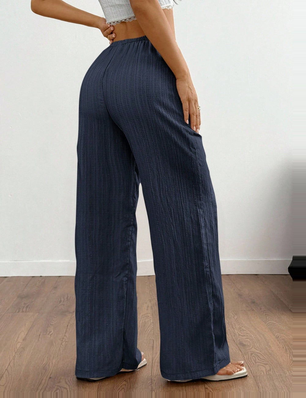 Pantaloni Shein, albastru