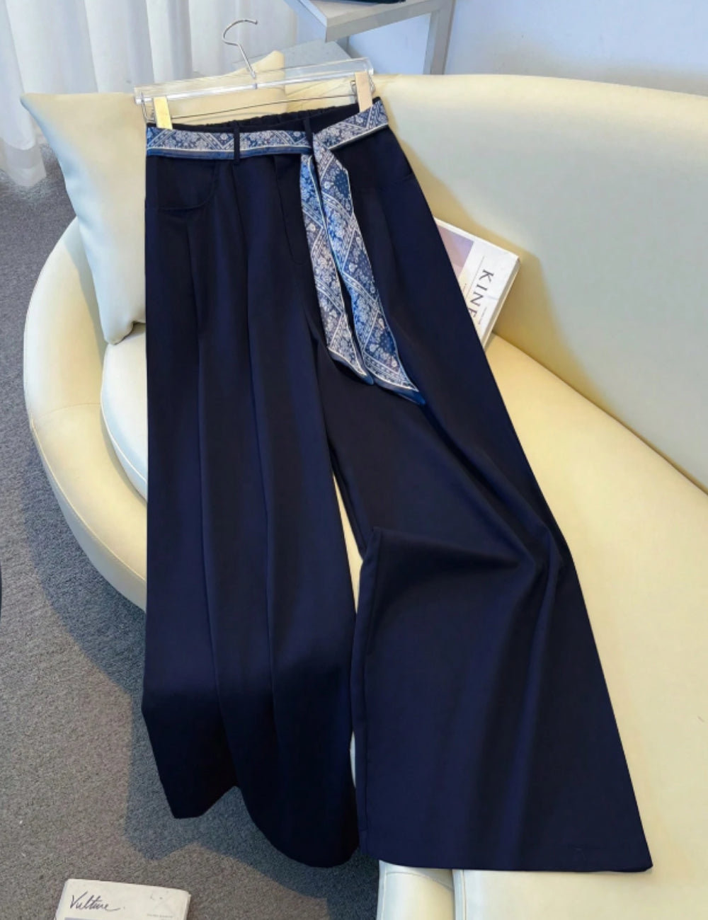 Pantaloni Shein, albastru