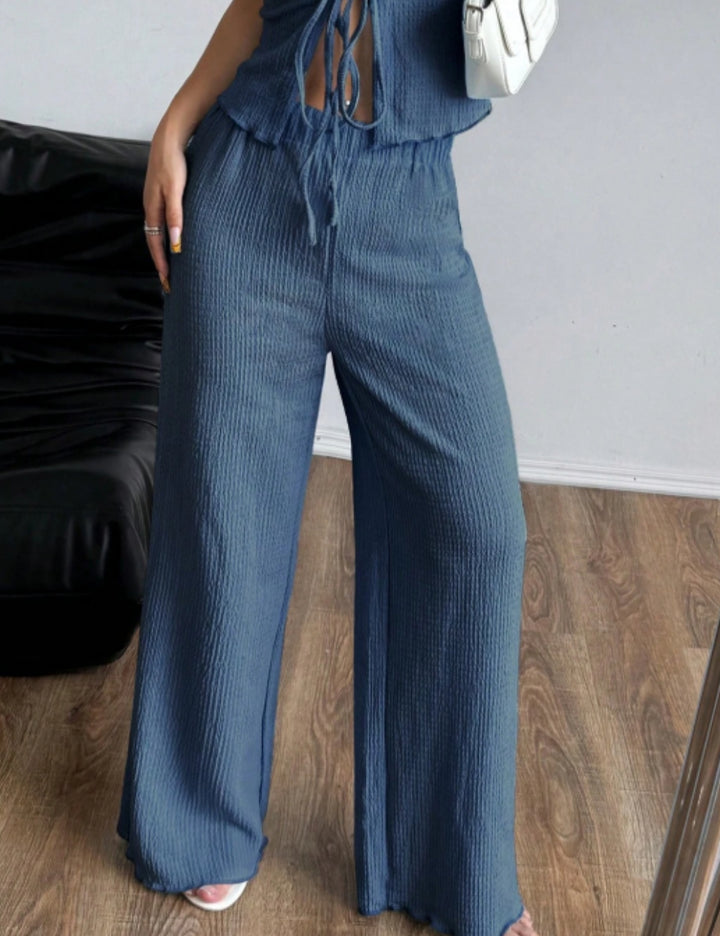 Pantaloni Shein, albastru