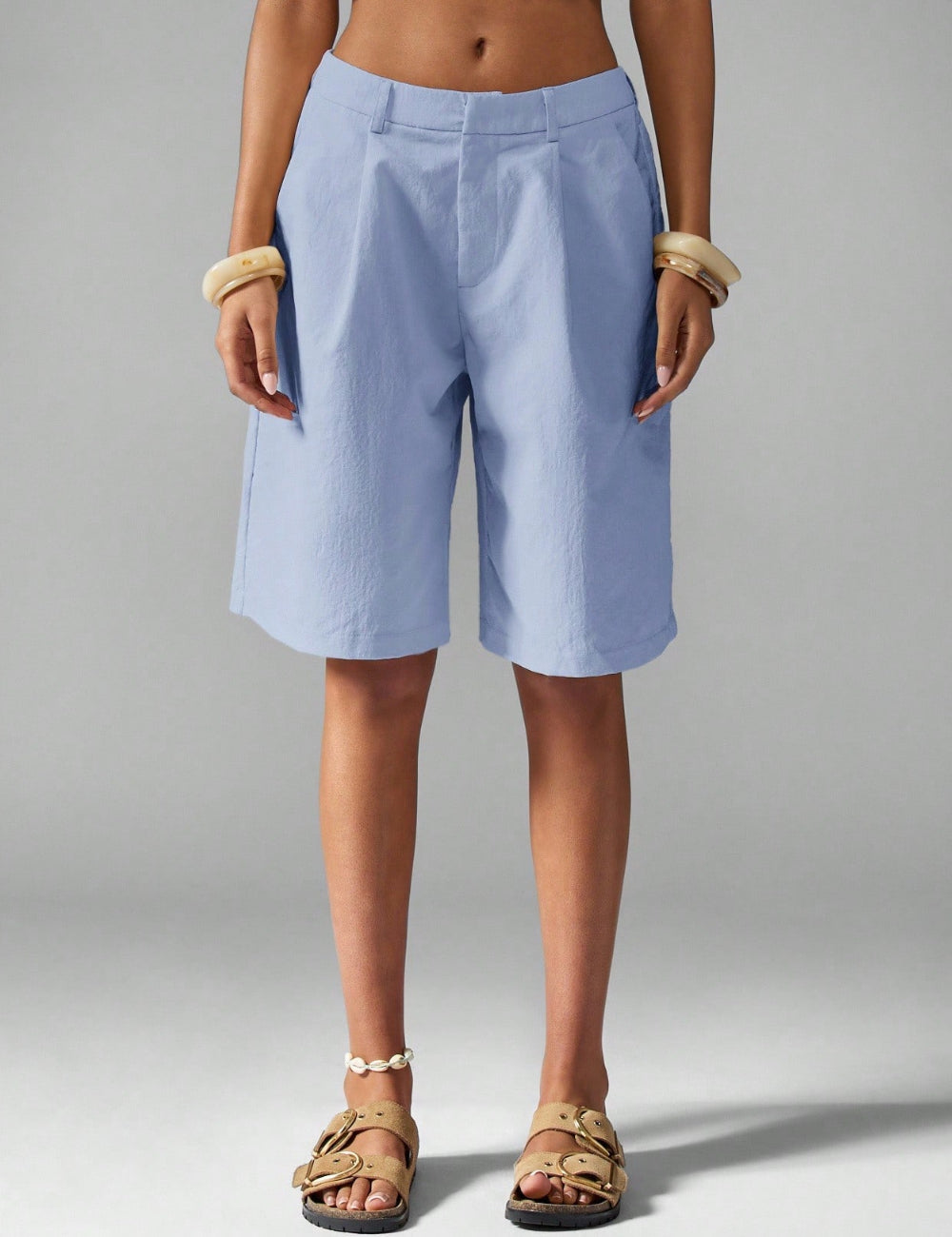 Pantaloni Shein Missguided, albastru