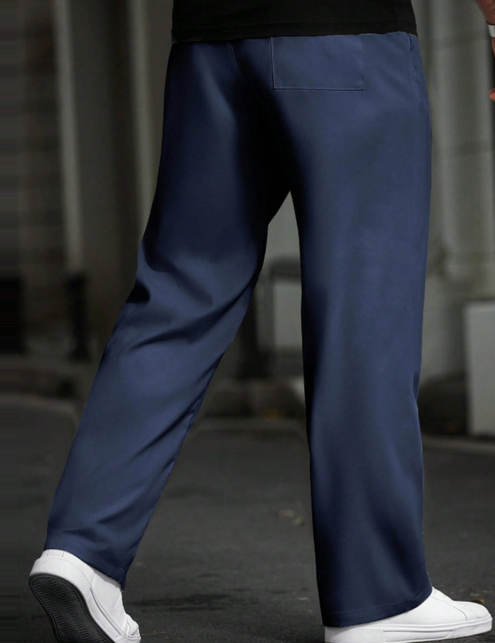 Pantaloni Shein MANFINITY, albastru