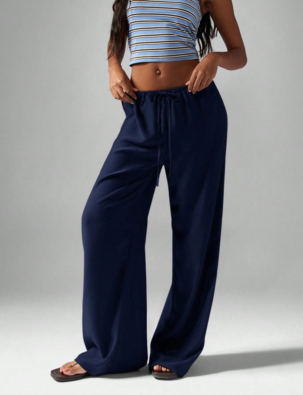 Pantaloni Shein Missguided, albastru