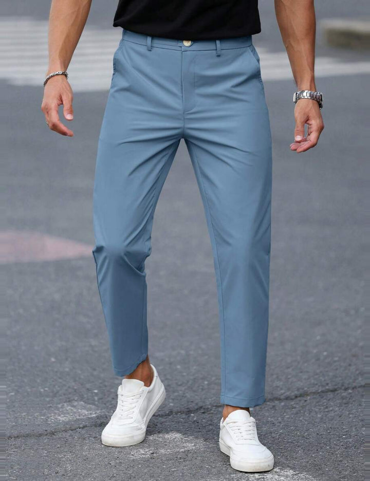 Pantaloni Shein MANFINITY, albastru