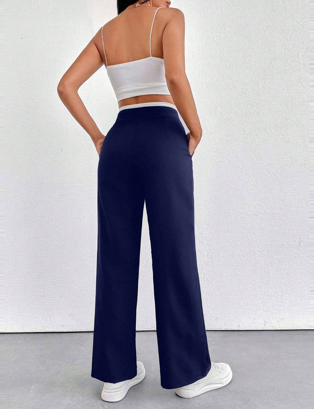 Pantaloni SHEIN, albastru