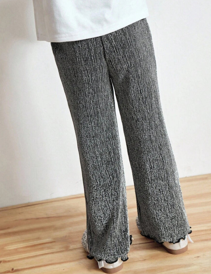 Pantaloni Shein, argintiu