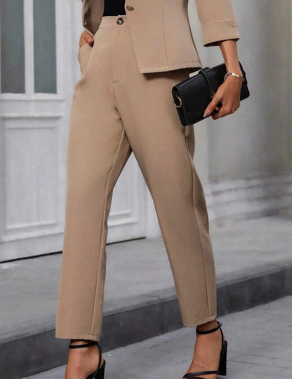Pantaloni Shein, bej