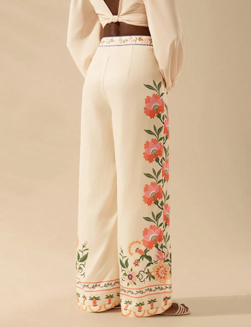 Pantaloni Shein, crem