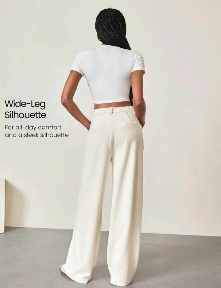 Pantaloni SHEIN, crem