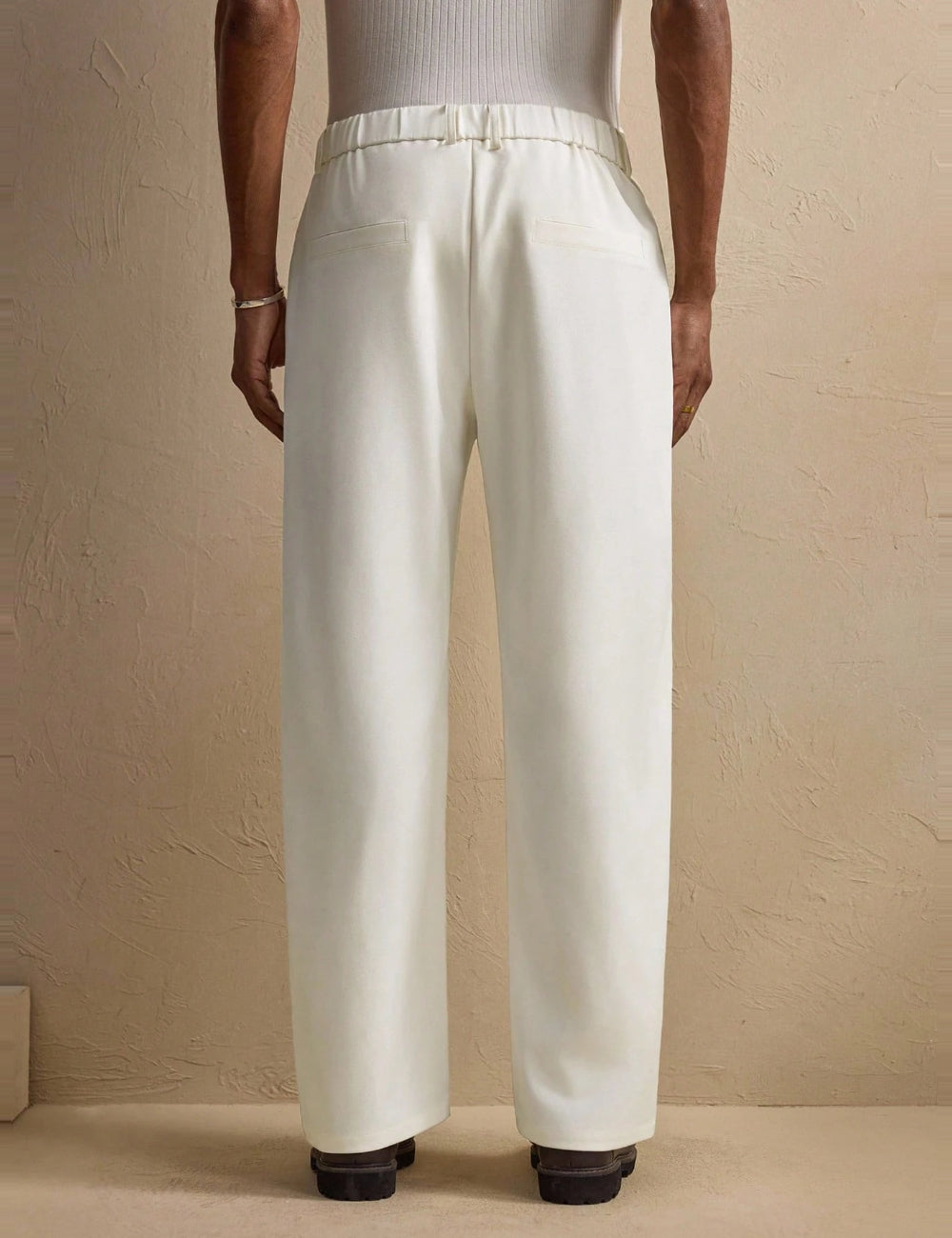 Pantaloni Shein, crem