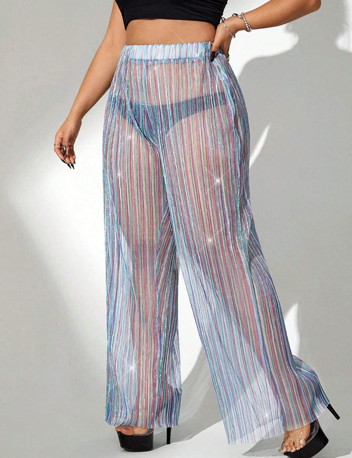 Pantaloni Shein Curve+, mix culori
