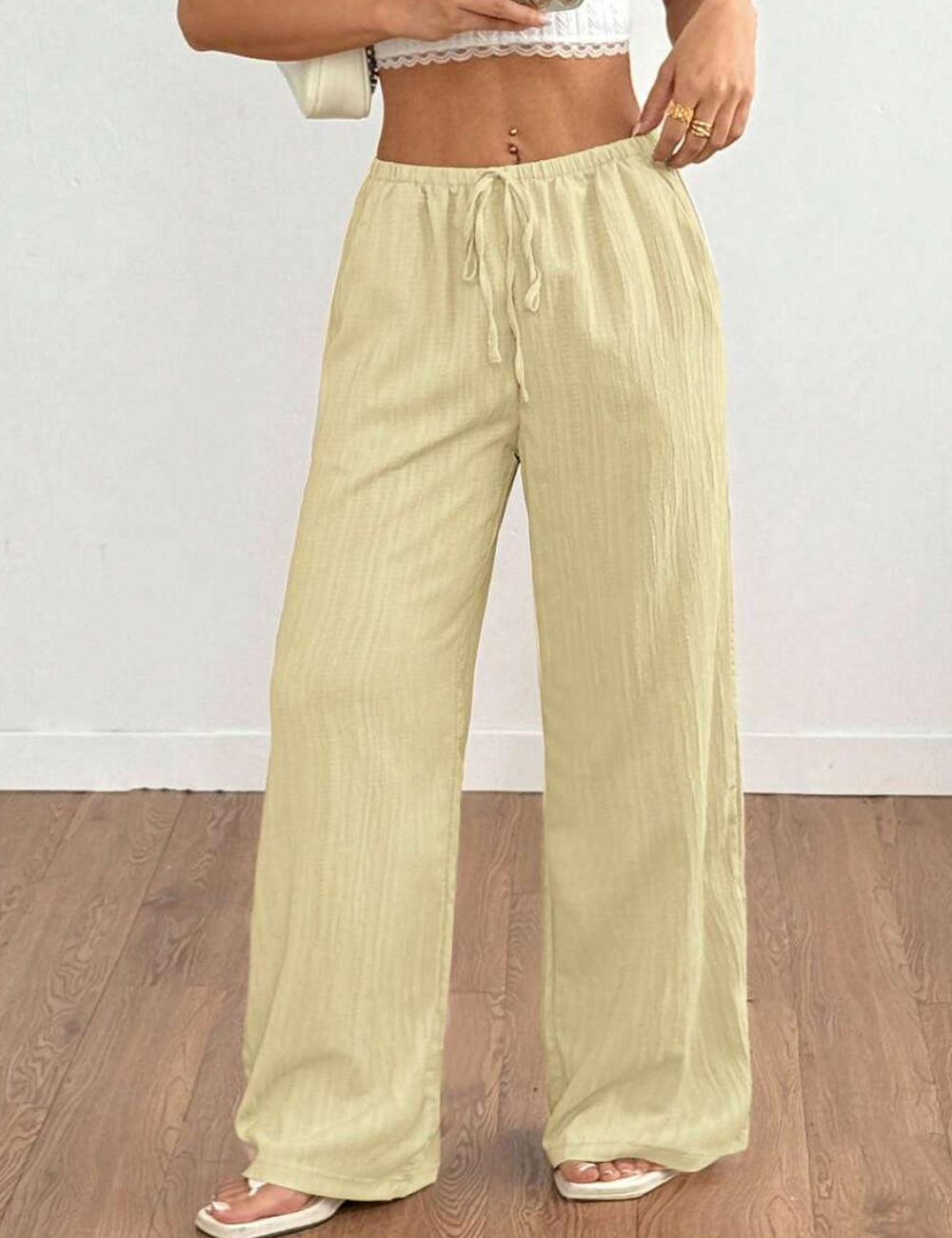 Pantaloni Shein, galben