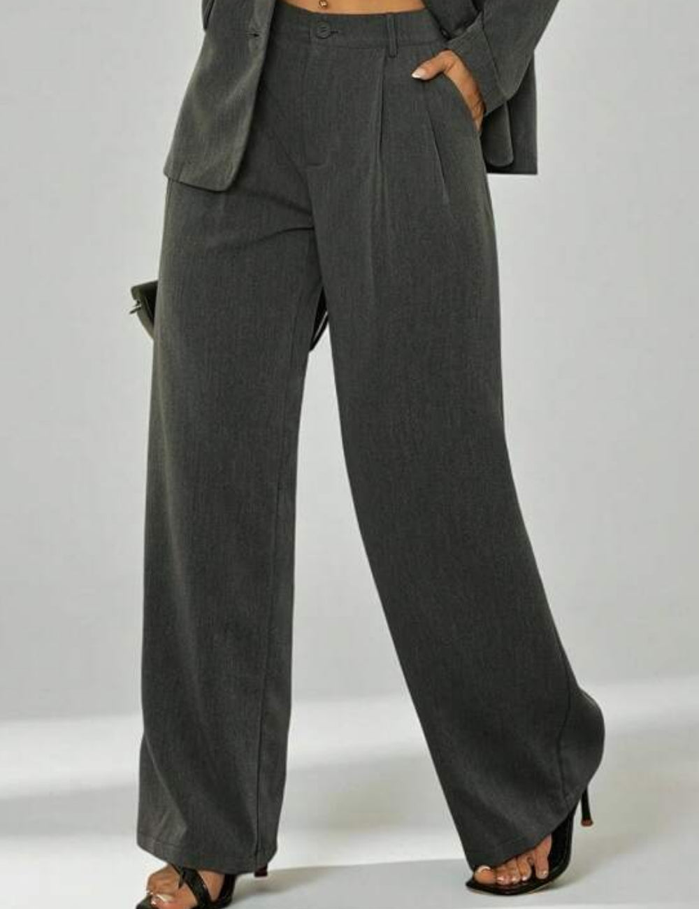 Pantaloni Shein, gri