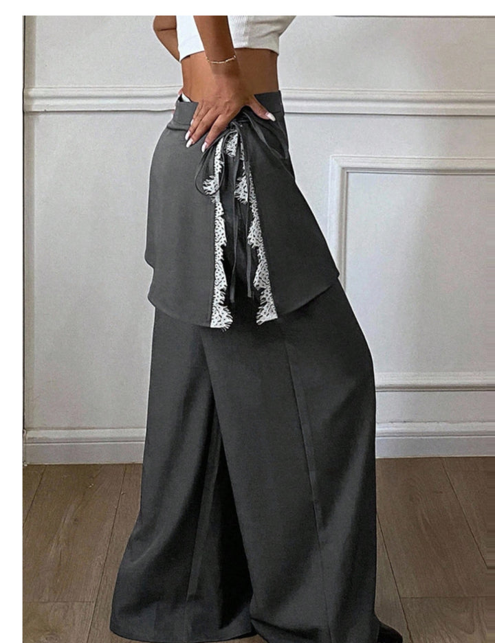 Pantaloni Shein DAZY, gri
