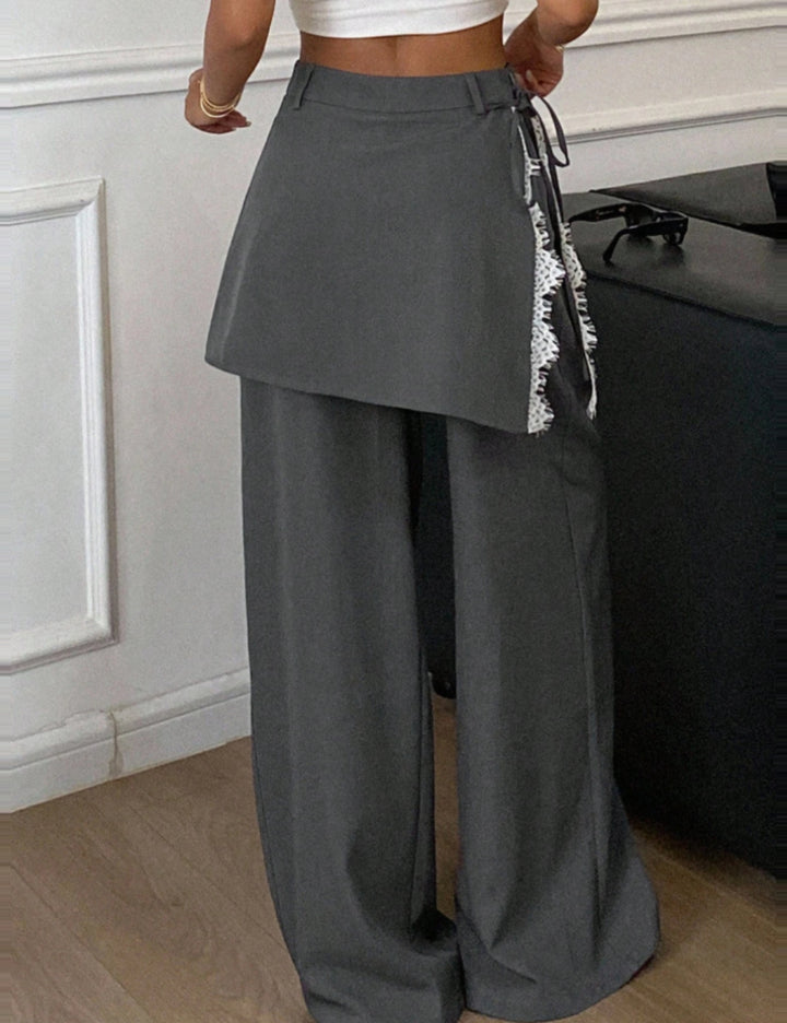 Pantaloni Shein DAZY, gri