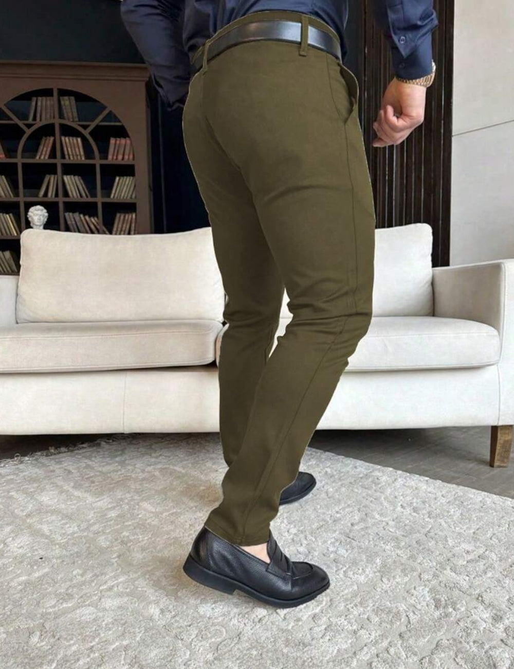 Shein MANFINITY khaki nadrág