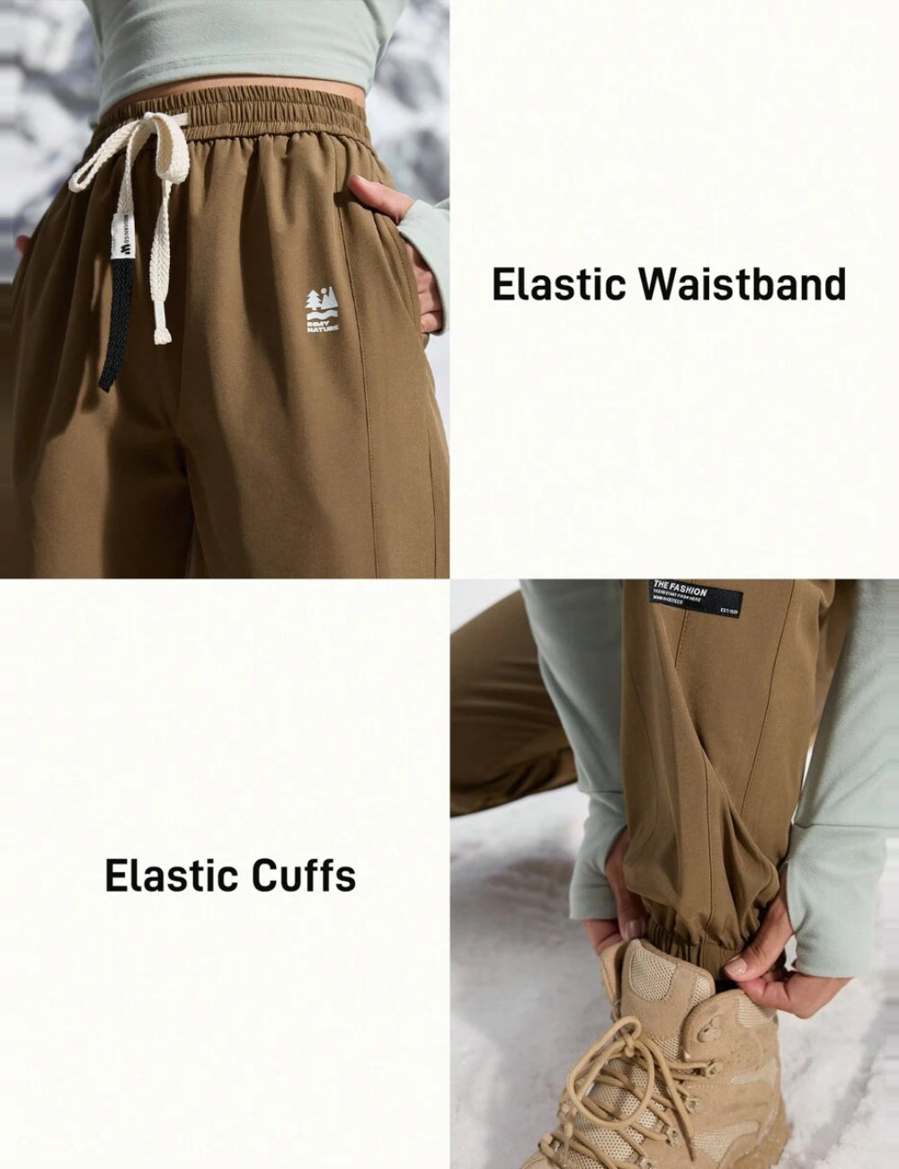 Pantaloni Shein, kaki