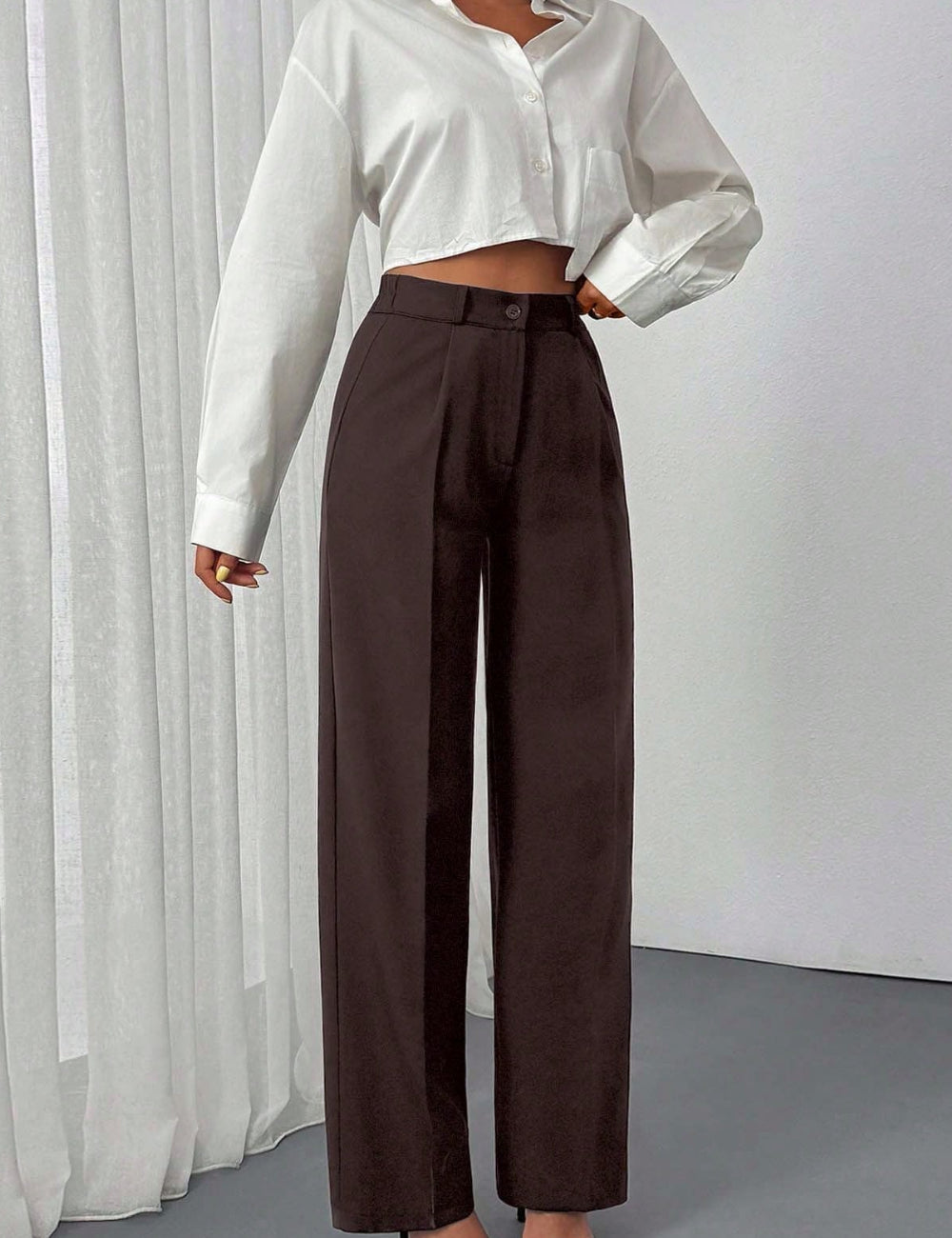 Pantaloni Shein, maro