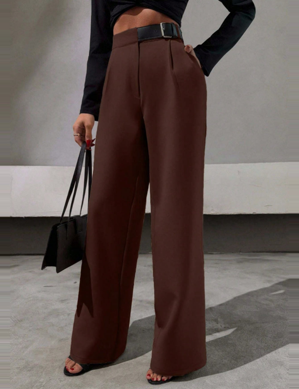 Pantaloni Shein, maro
