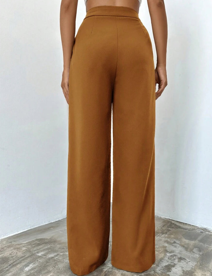 Pantaloni SHEIN, maro