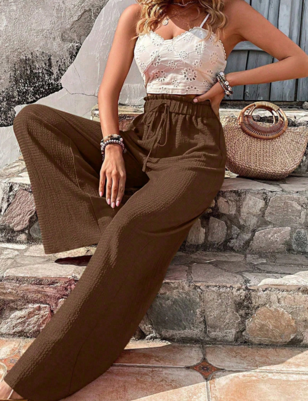 Pantaloni Shein, maro