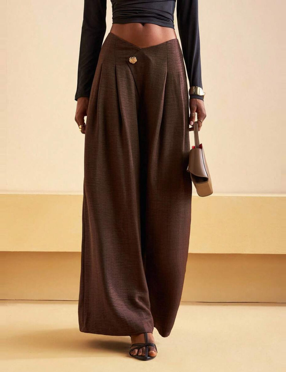 Pantaloni Shein, maro