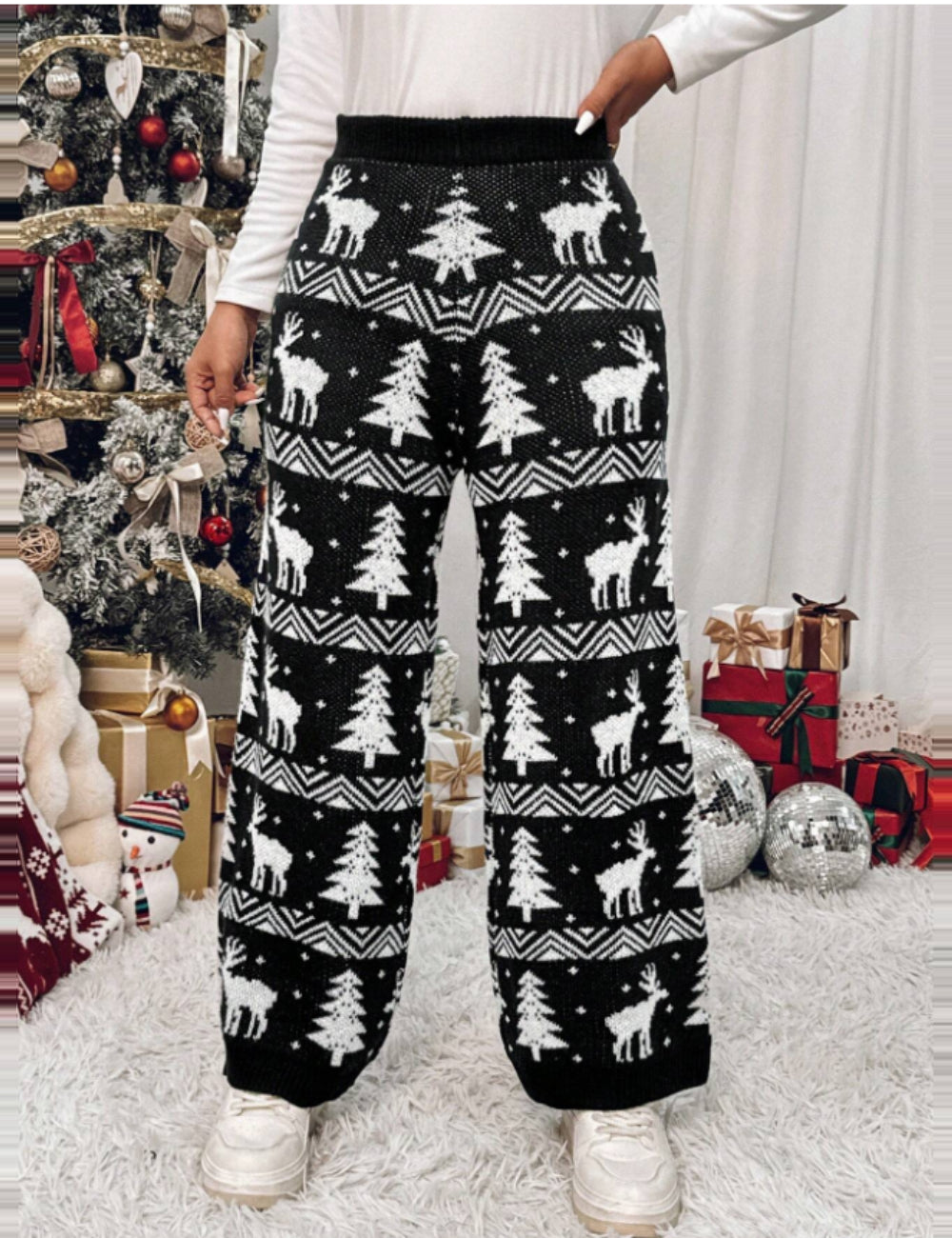Pantaloni Shein Curve+, mix culori
