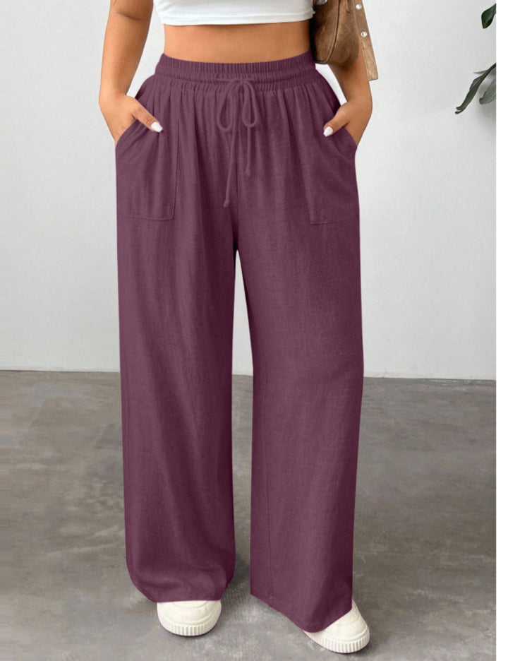 Shein Curve+ nadrág, lila