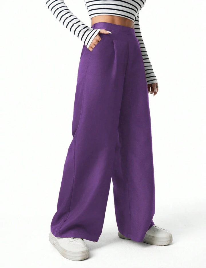 Pantaloni Shein, mov
