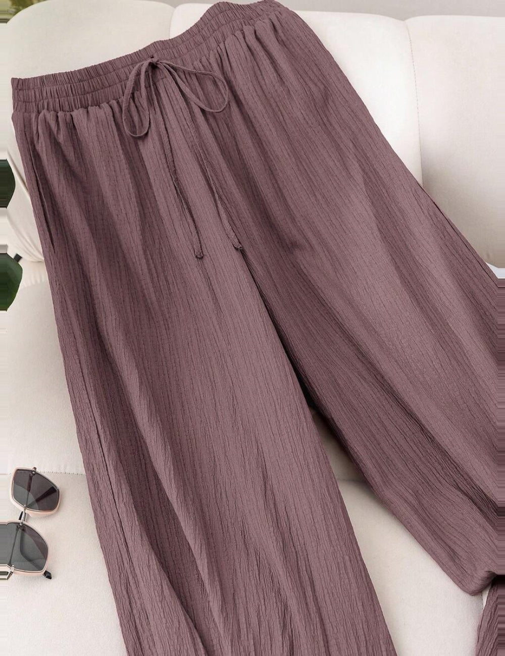 Shein Curve+ nadrág, lila