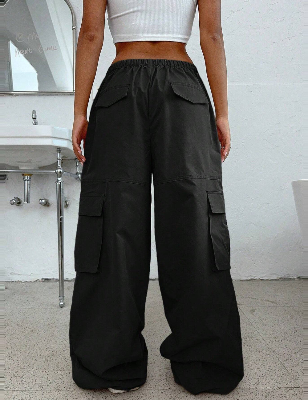 Pantaloni Shein, negru