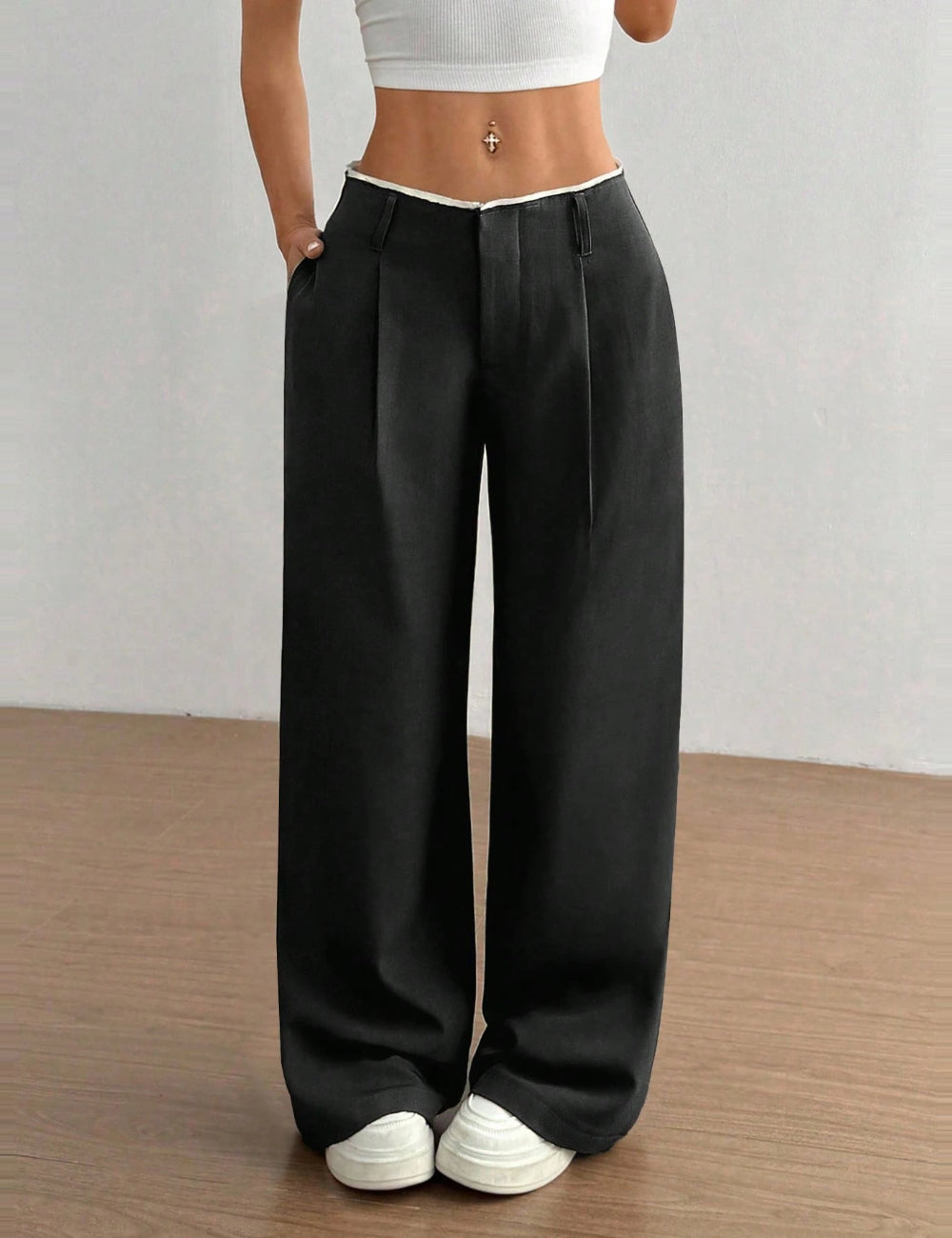 Pantaloni Shein, negru