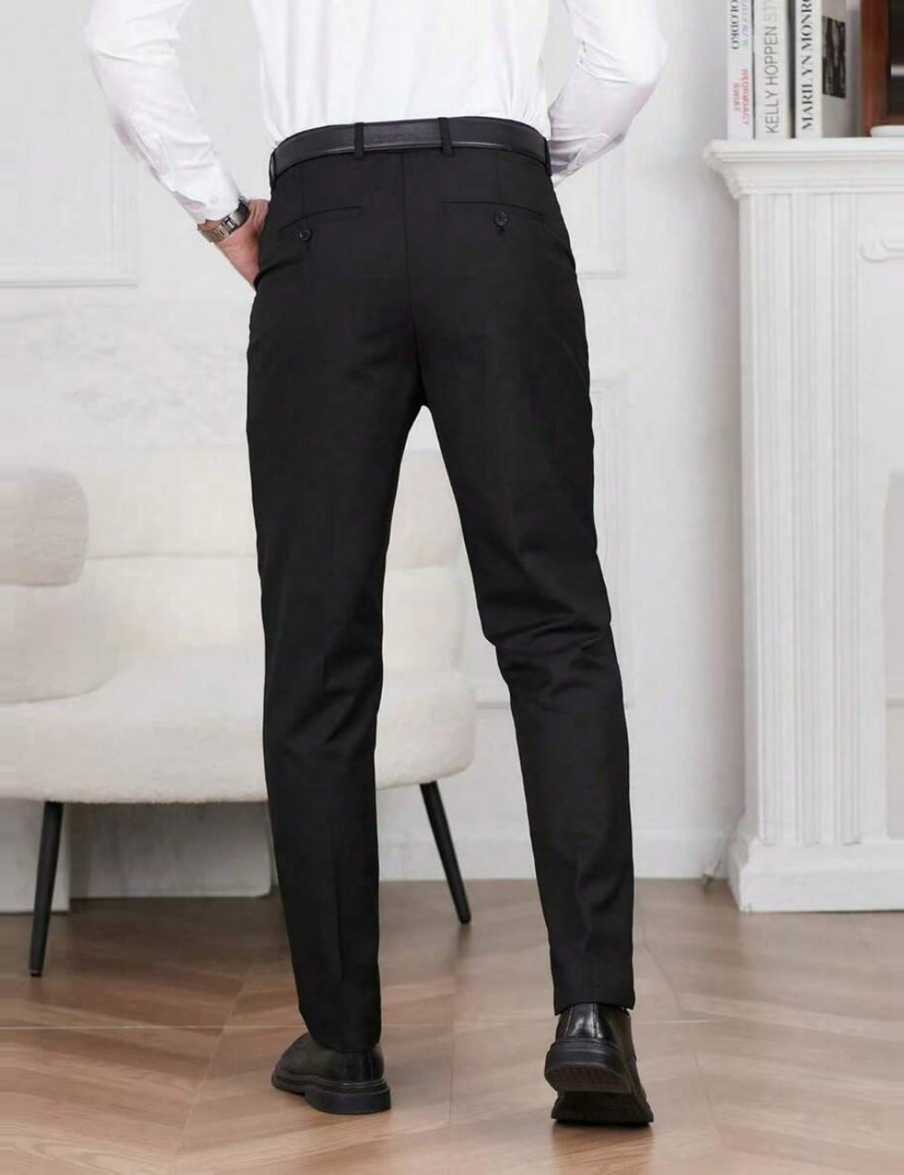 Shein MANFINITY nadrág, fekete