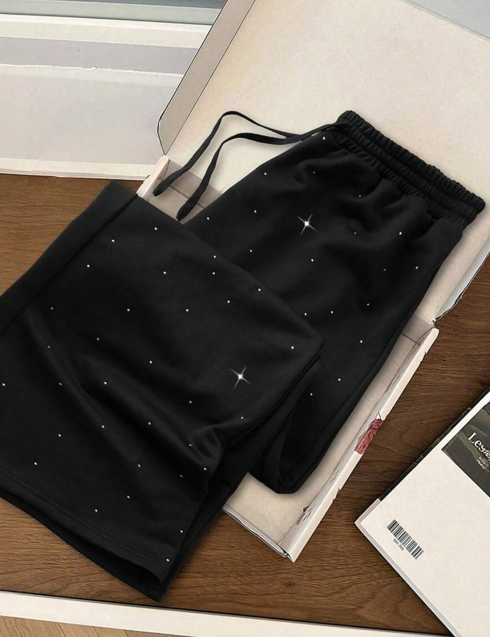 Pantaloni Shein Curve+, negru
