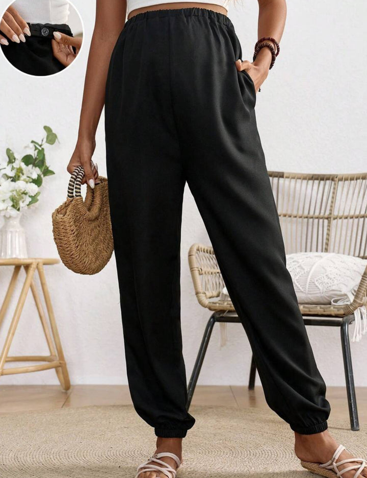 Pantaloni SHEIN, negru