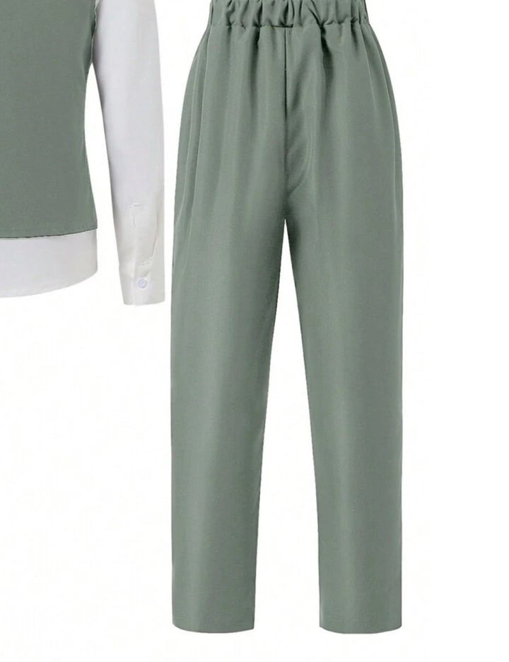 Pantaloni Shein, verde