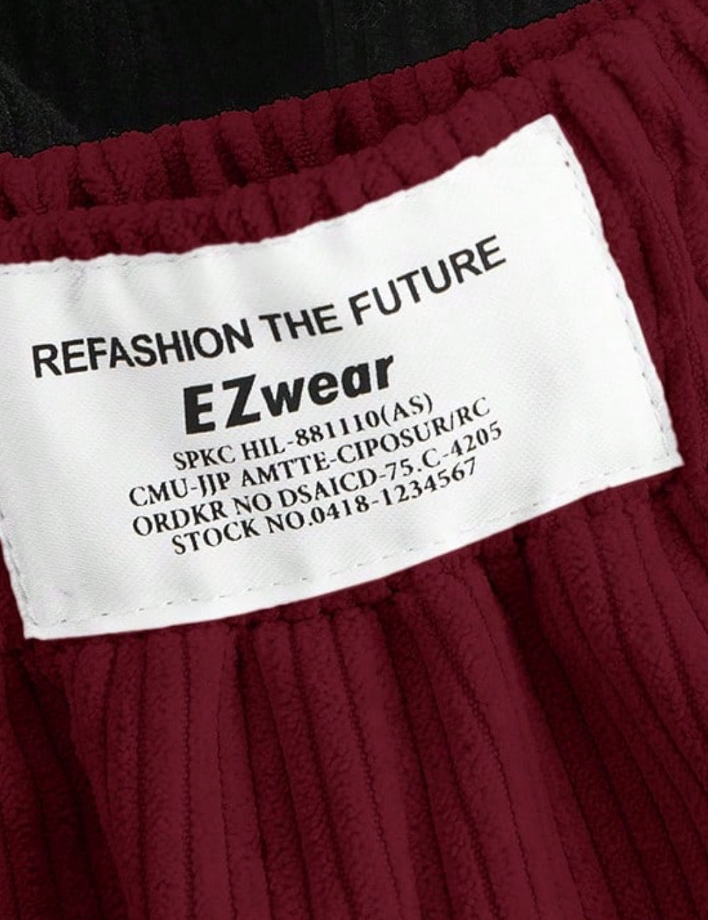 Shein nadrág, bordó