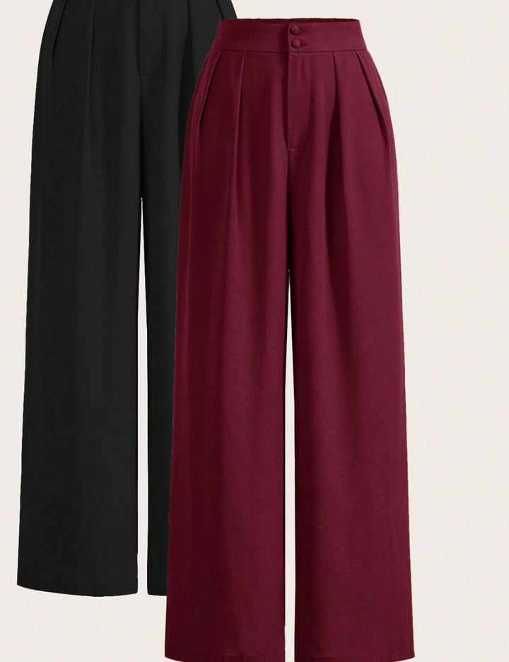 Pantaloni Shein, vișiniu