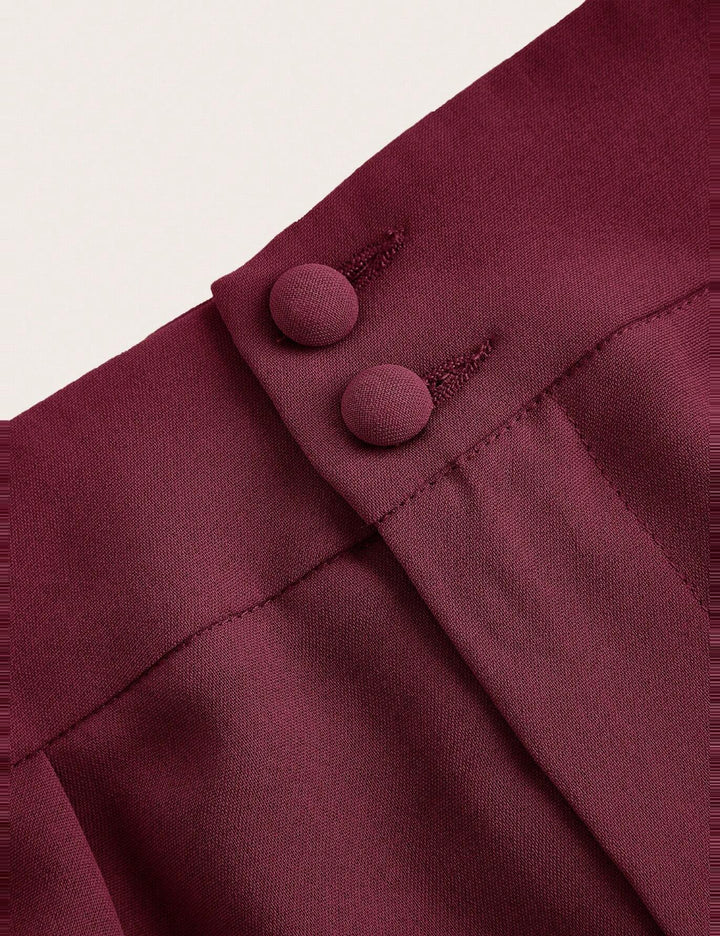 Pantaloni Shein, vișiniu