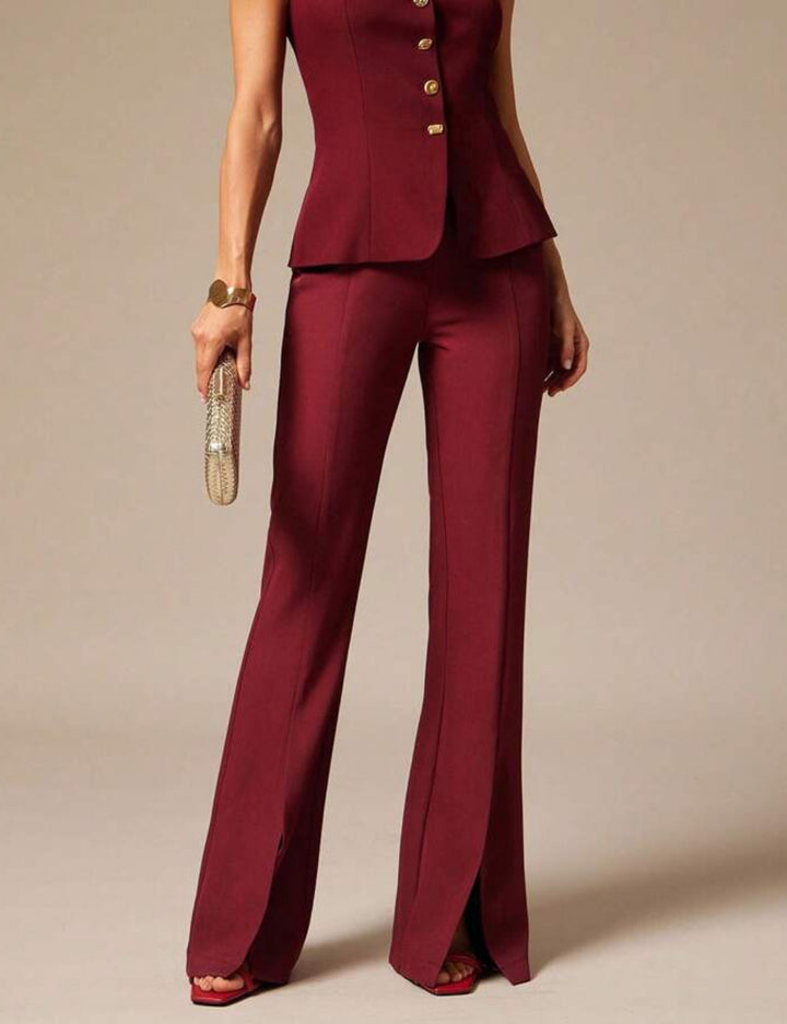 Pantaloni Shein, vișiniu