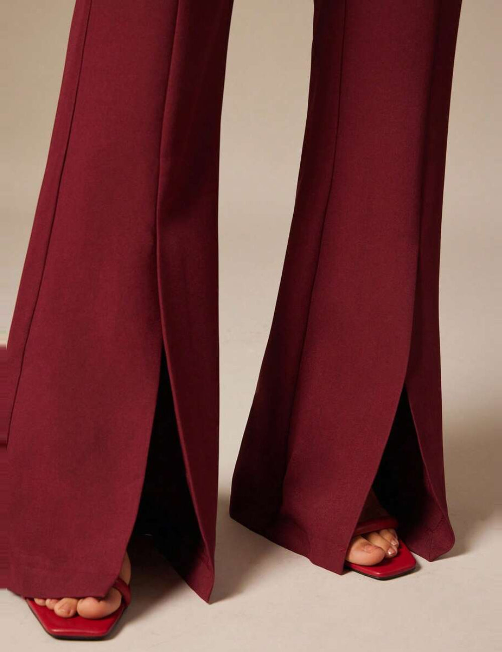 Pantaloni Shein, vișiniu