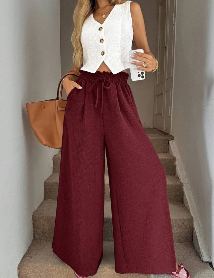 Pantaloni Shein, vișiniu