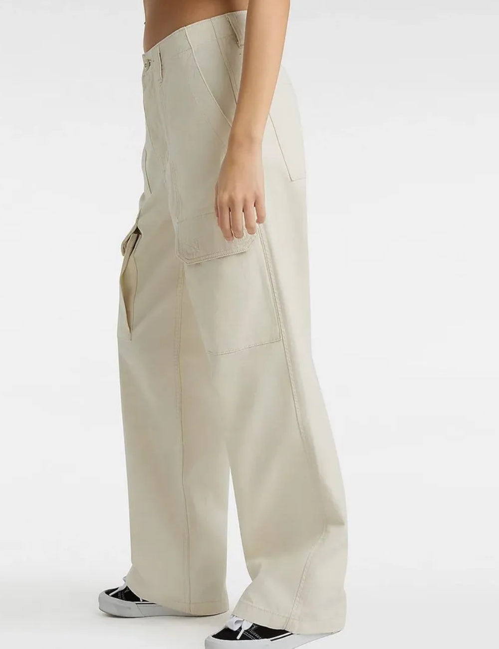 Pantaloni Vans, crem