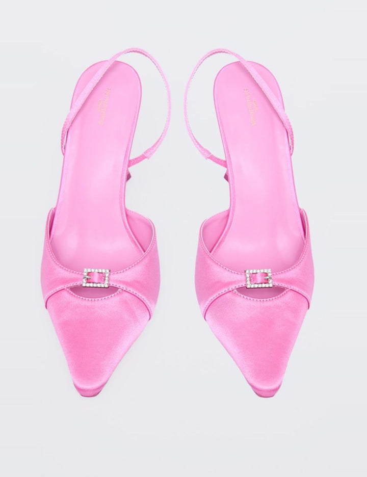 Pantofi cu toc PRETTYLITTLETHING, roz